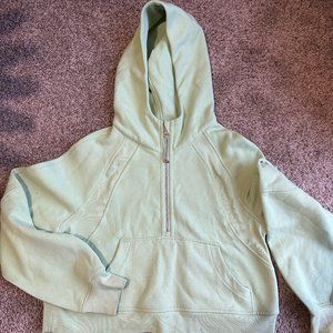 Lululemon Creamy Mint Scuba Half-Zip